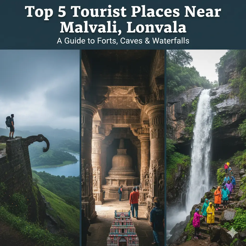 Top 5 Tourist Places Near Malavli, Lonavala: A Guide to Forts, Caves & Waterfalls